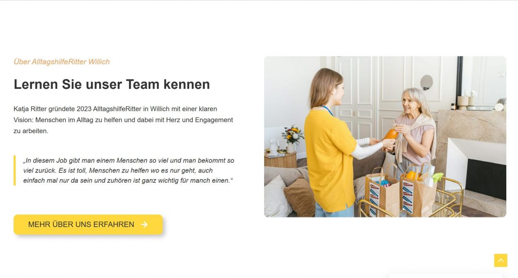 Über uns Teaser Homepage Alltagshilfe